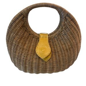 Tommy Bahama Ladies Top Handle Wicker Handbag NWT